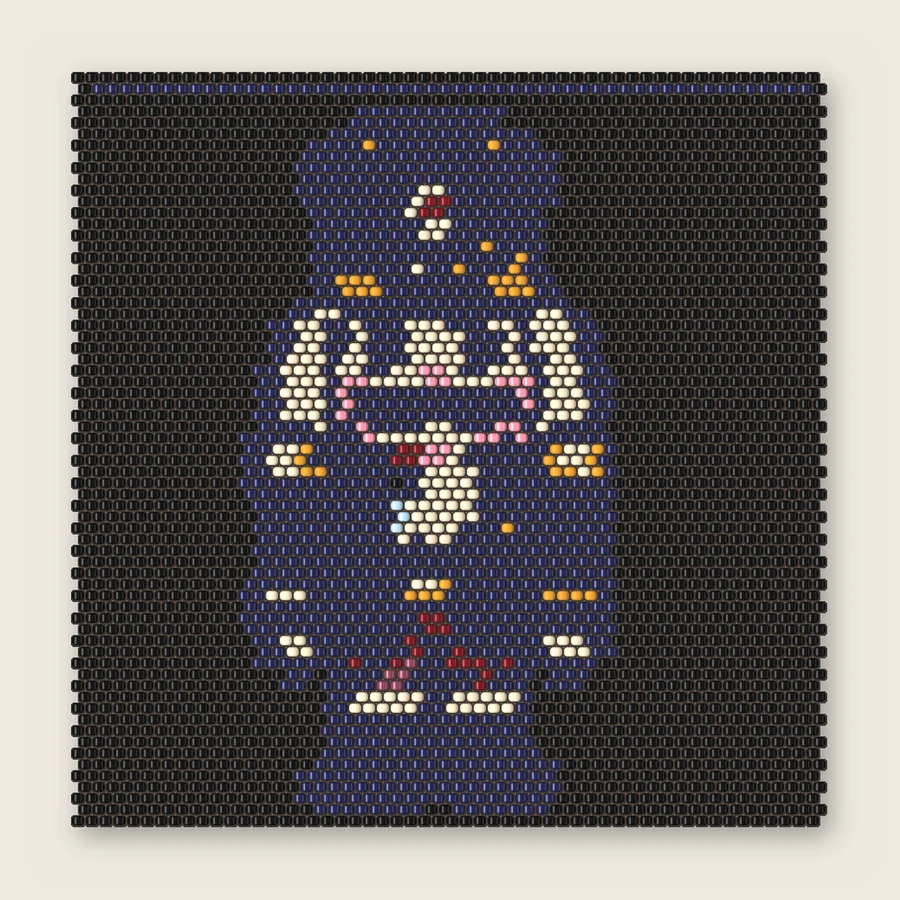 Nutcracker (52) Brick stitch simulation